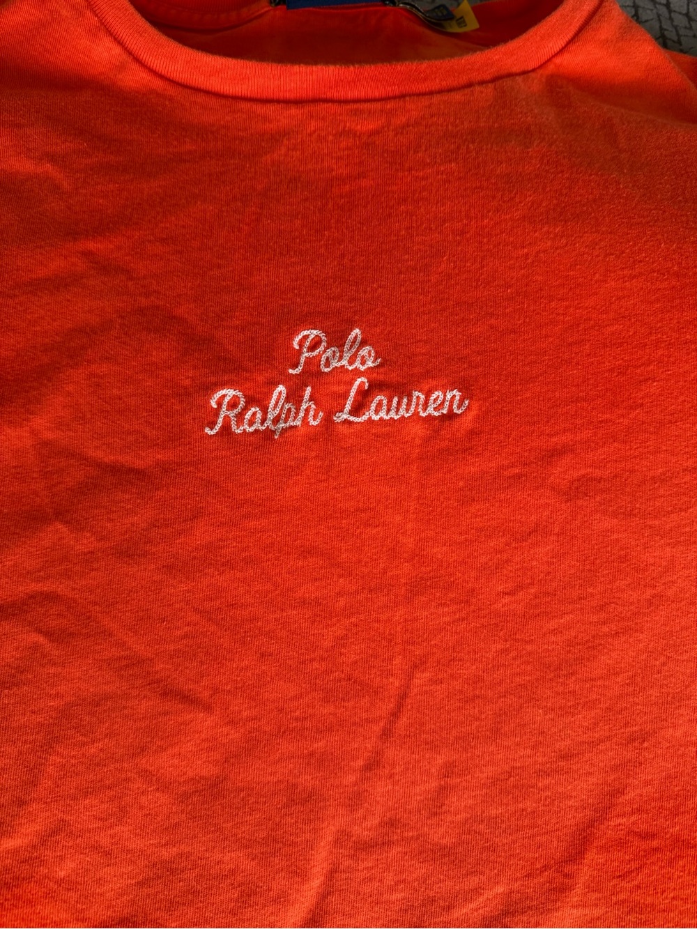 Polo Ralph Lauren - Camiseta Orange Short-Sleeve Crew T-Shirt. Sz L like new - Picture 8 of 13